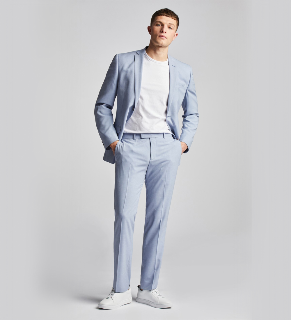 Lavender Blue Two Piece Suit