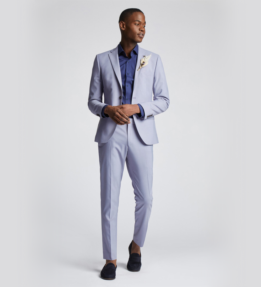 Analogous purple Two Piece Suit