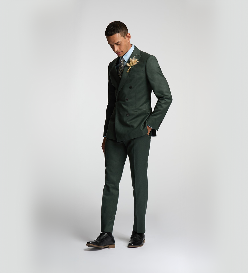 Onyx Green Two Piece Suit