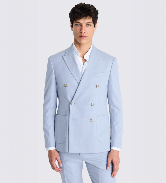 Light Steel Blue Two Piece Suit