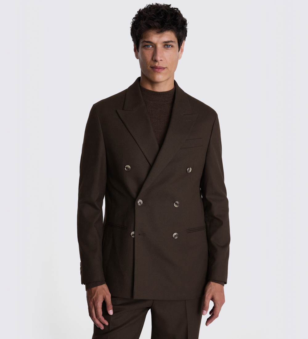 Cola Brown Two Piece Suit