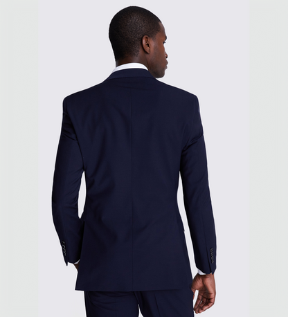 Dark Gunmetal Blue Three Piece Suit