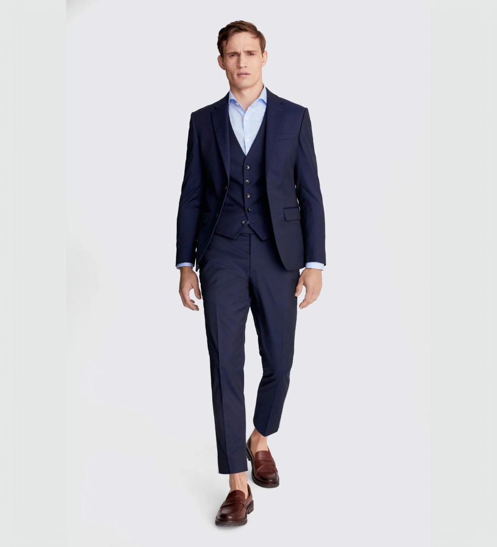 Space Cadet Blue Three Piece Suit