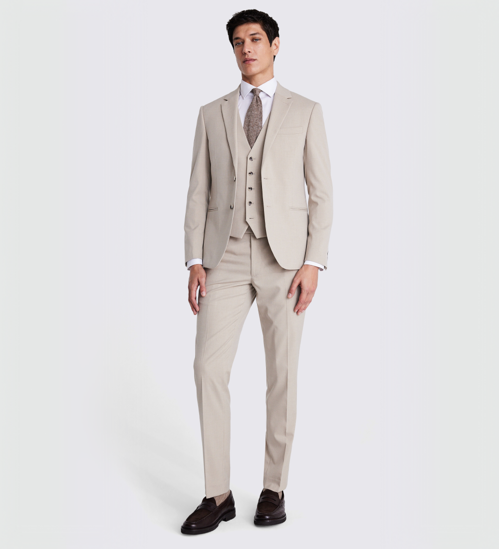 Timberwolf Cream Three Piece Suit