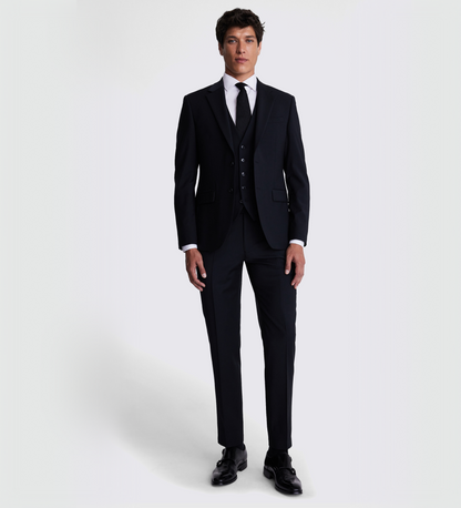 Eerie Black Three Piece Suit