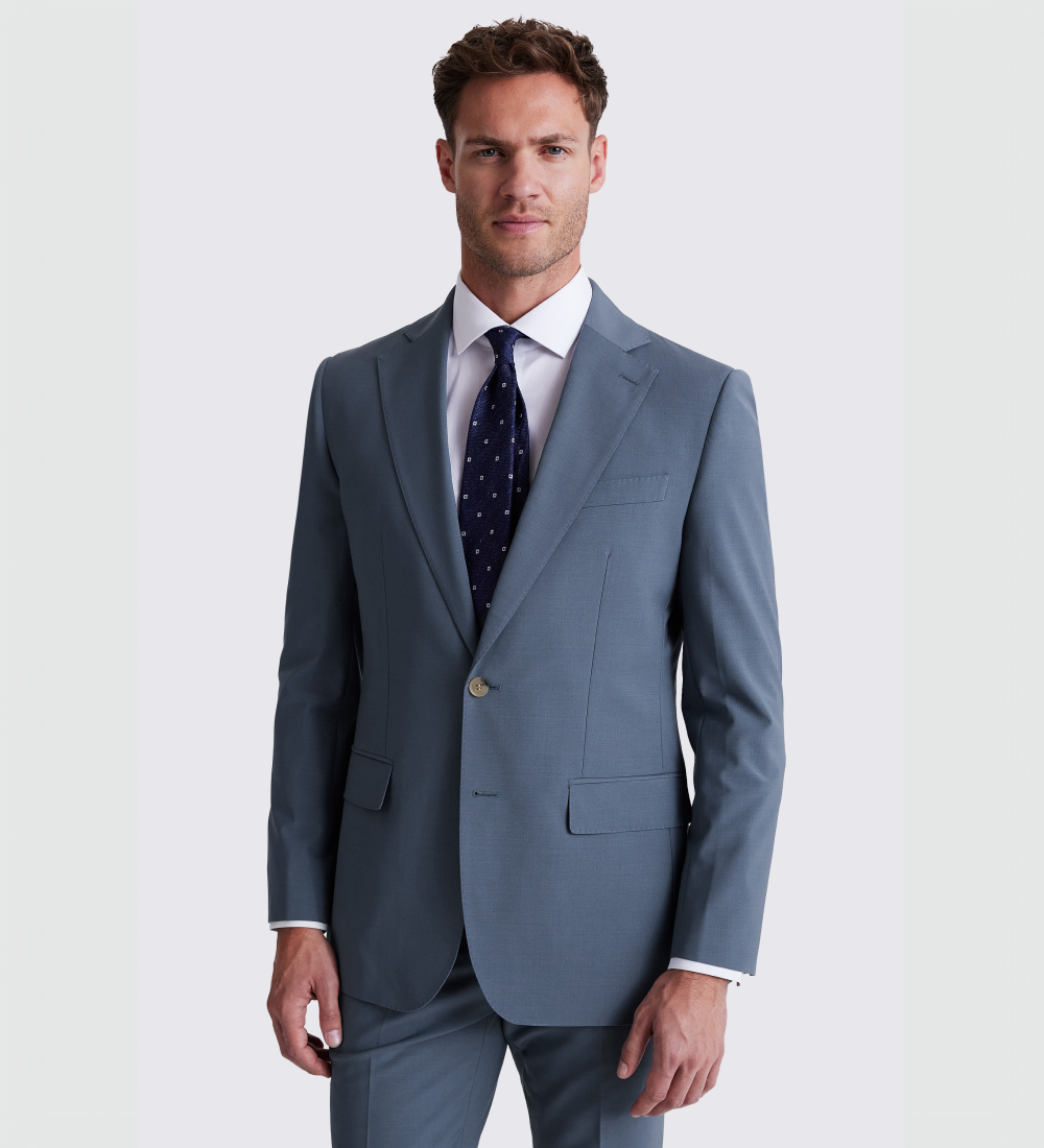 Slate Gray Three Piece Suit