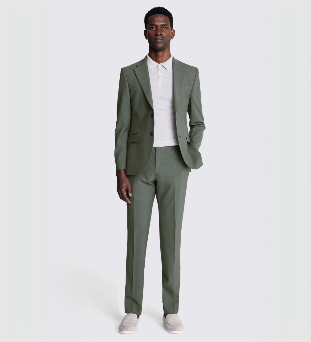  Rifle Green Three Piece Suit