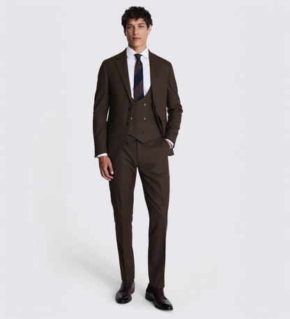 Raisin Brown Three Piece Suit