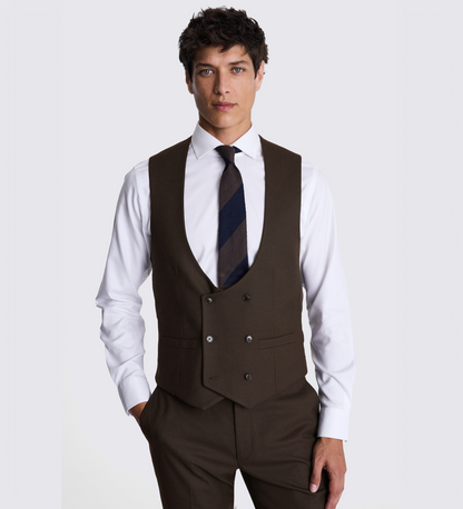 Raisin Brown Three Piece Suit