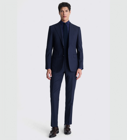 Chinese Blue Three Piece Suit