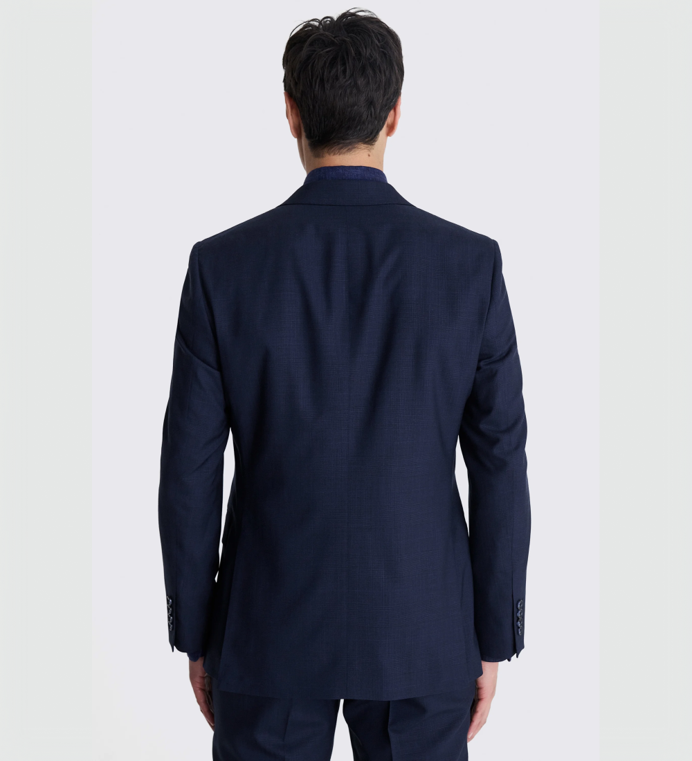 Chinese Blue Three Piece Suit