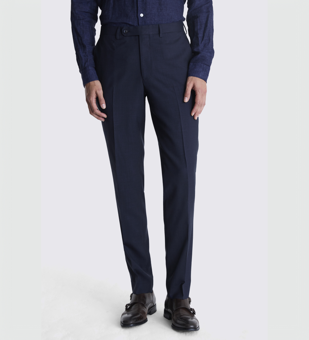 Chinese Blue Three Piece Suit