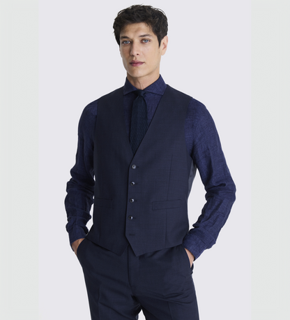 Chinese Blue Three Piece Suit