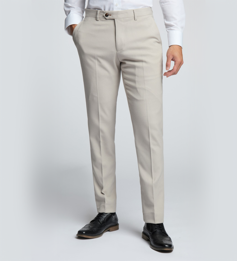 Pale cream Three Piece Suit