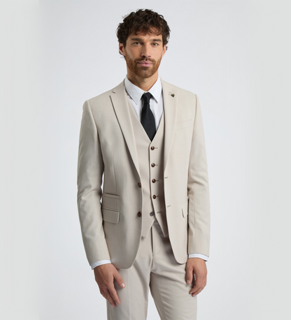 Quick Cream Three Piece Suit