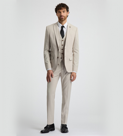 Quick Cream Three Piece Suit