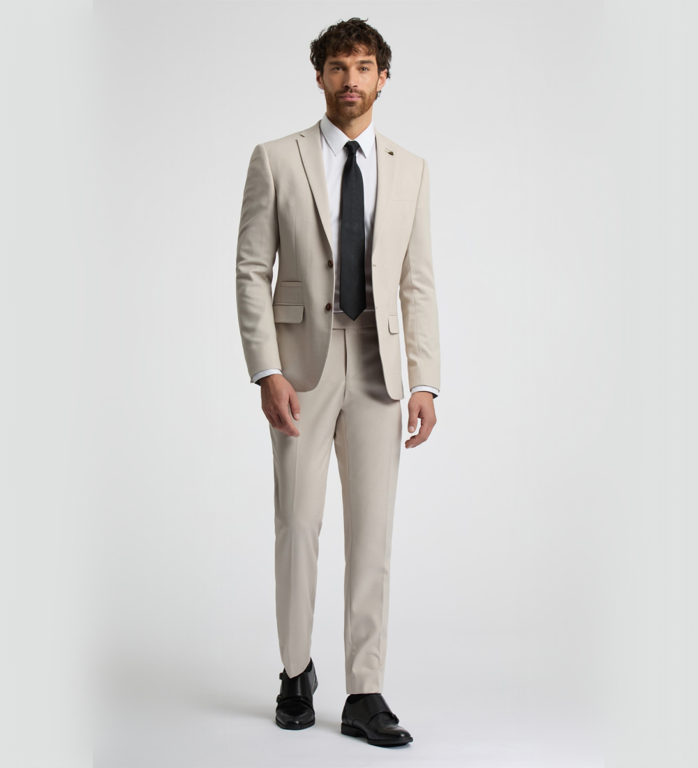 Quick Cream Three Piece Suit