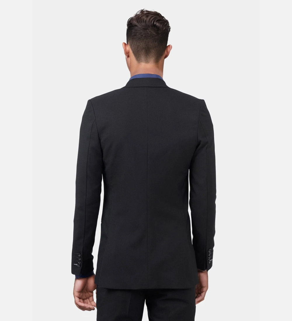 Jet Black Formal Two Piece Suit