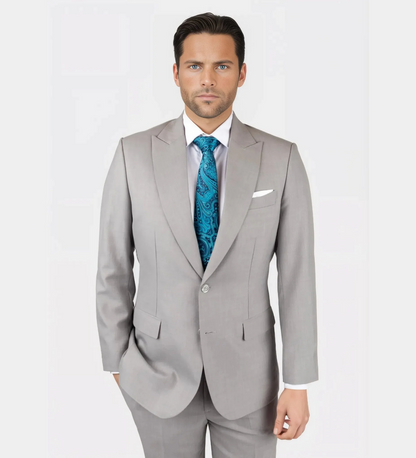 Linen White Two Piece Suit