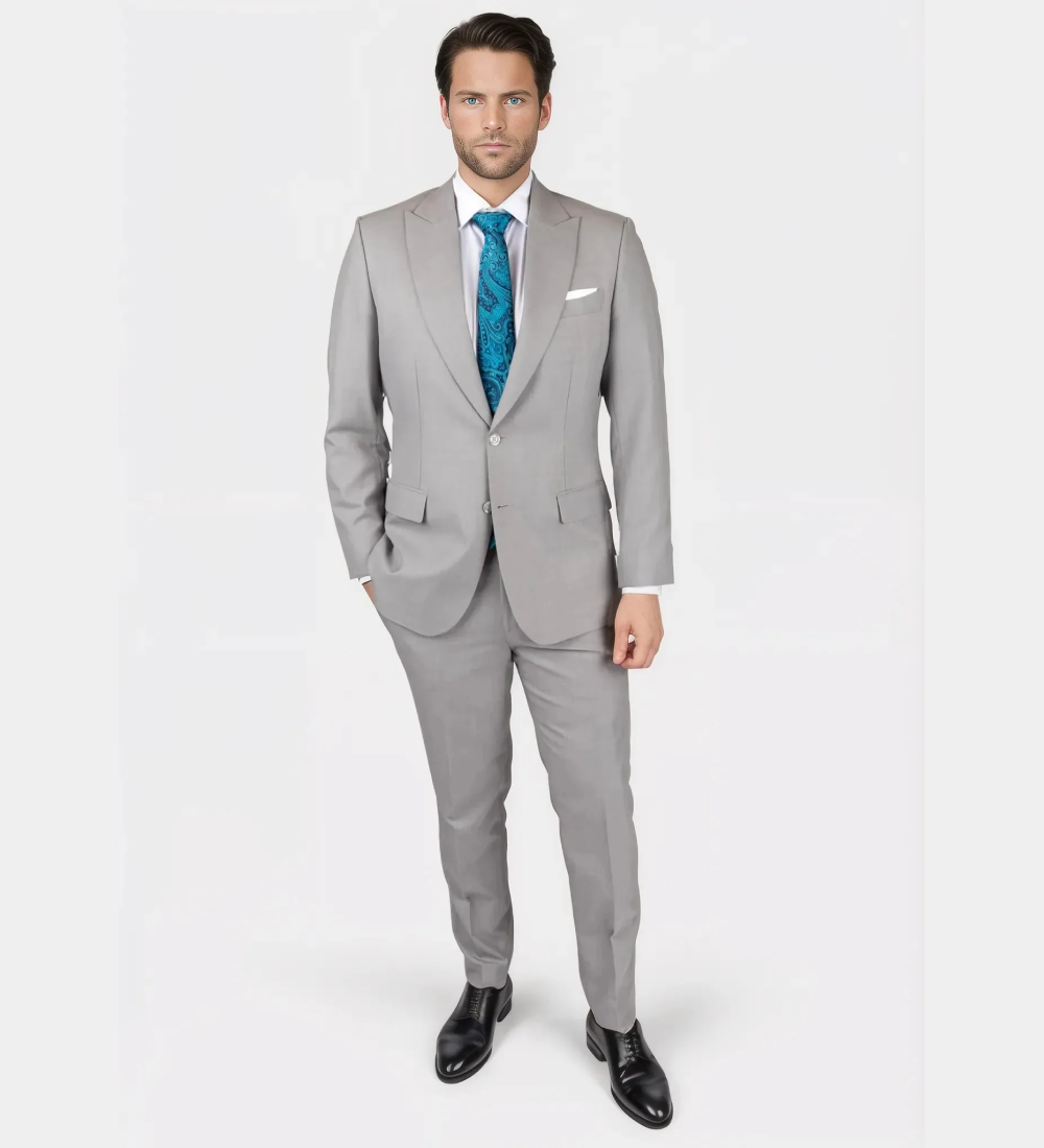 Linen White Two Piece Suit