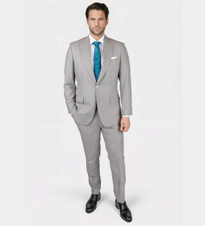 Linen White Two Piece Suit