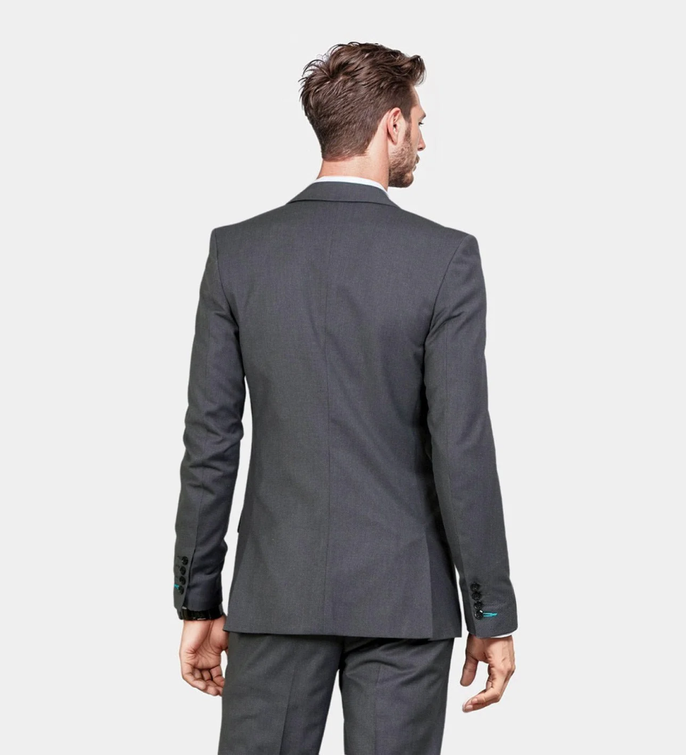 Pewter Dark Gray Two Piece Suit