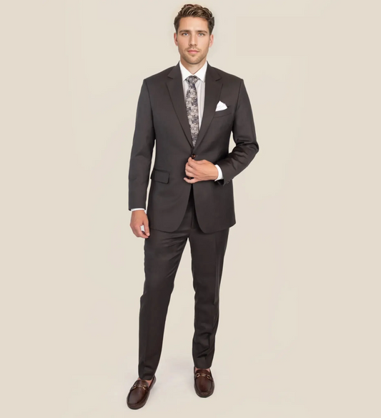 Obsidian Black Two Piece Suit