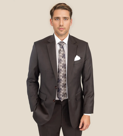 Obsidian Black Two Piece Suit