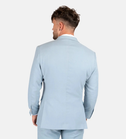 Light Sky Blue Two Piece Suit