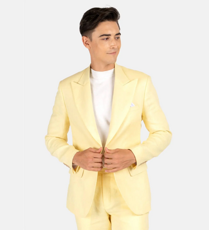 Rich Light Yellow Two Piece Suit