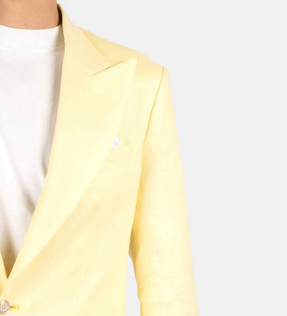 Rich Light Yellow Two Piece Suit