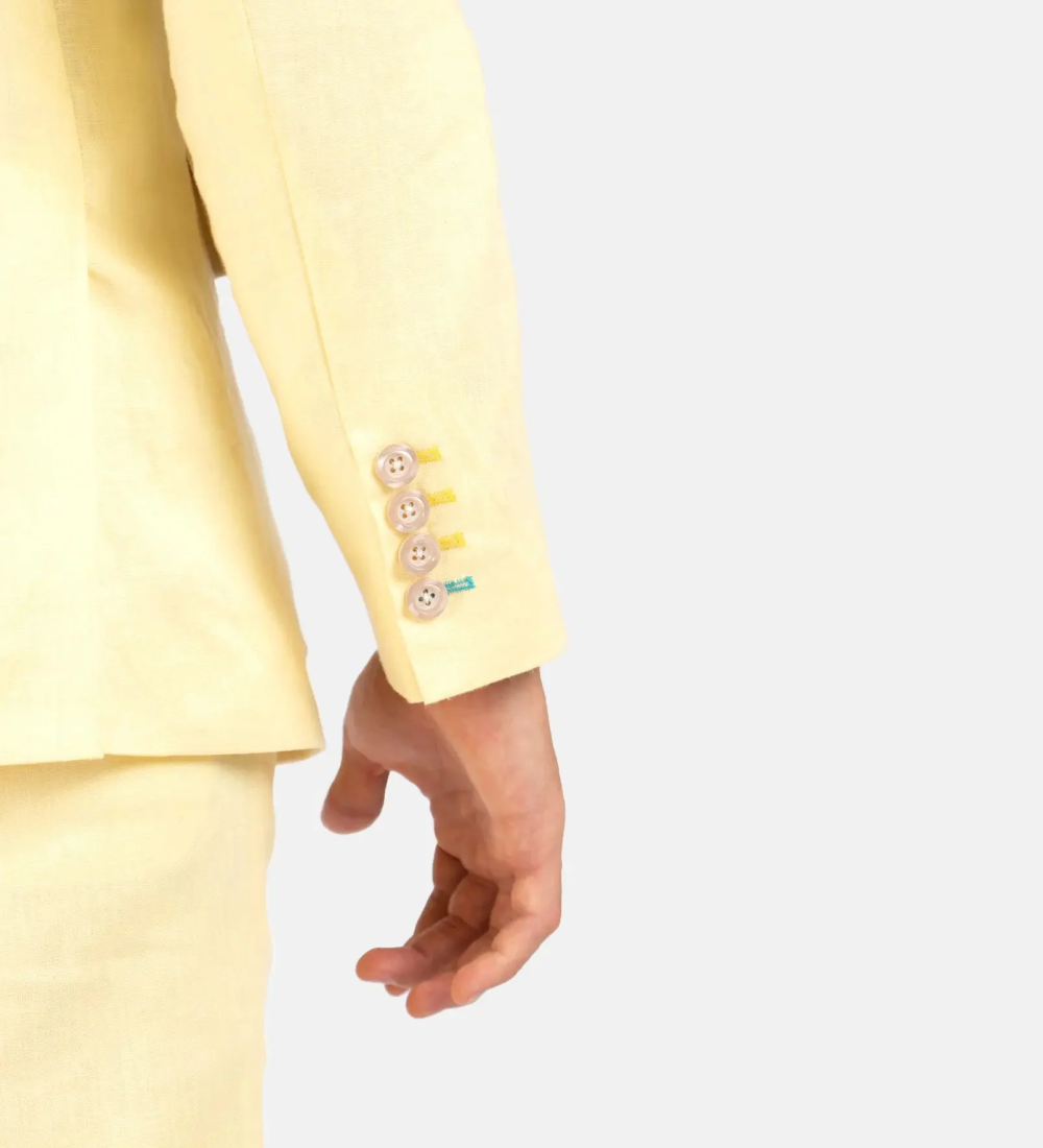 Rich Light Yellow Two Piece Suit