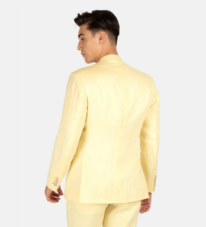 Rich Light Yellow Two Piece Suit