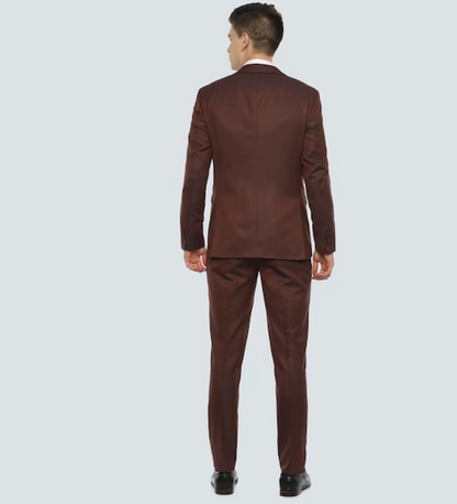 Chocolate Brown Three Piece Suit