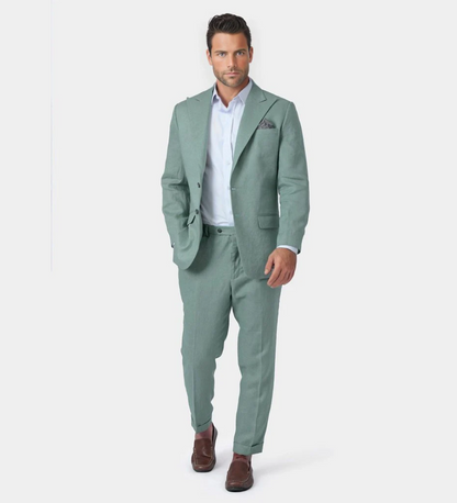 Medium Sea Green Two Piece Suit