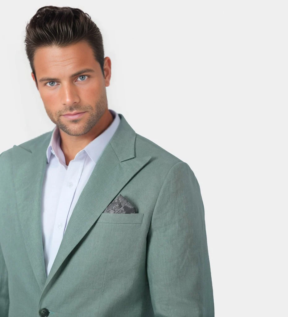 Medium Sea Green Two Piece Suit