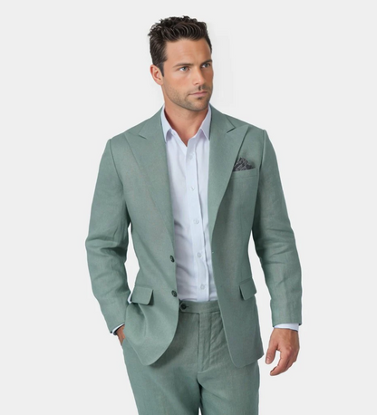 Medium Sea Green Two Piece Suit