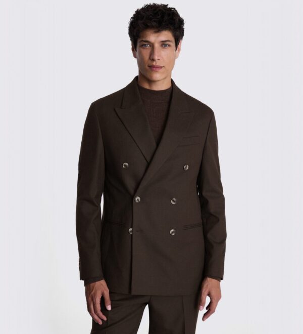 cola brown two piece suit