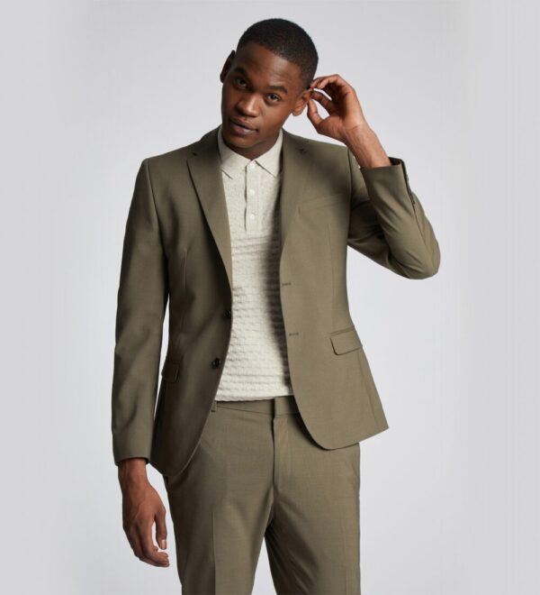 army brown two piece suit