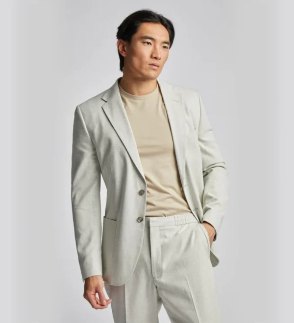 american white blend coat