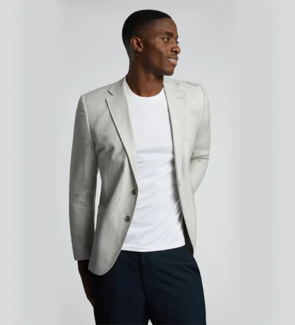 argent white blend coat