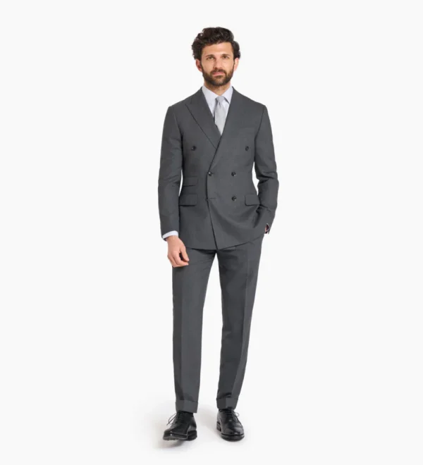 davy's grey blend coat