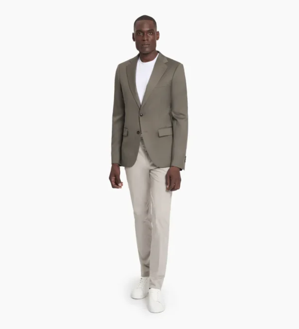 autumn dark green blend coat