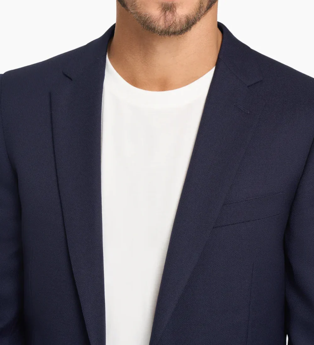 outer space blue blend coat outer space blue blend coat