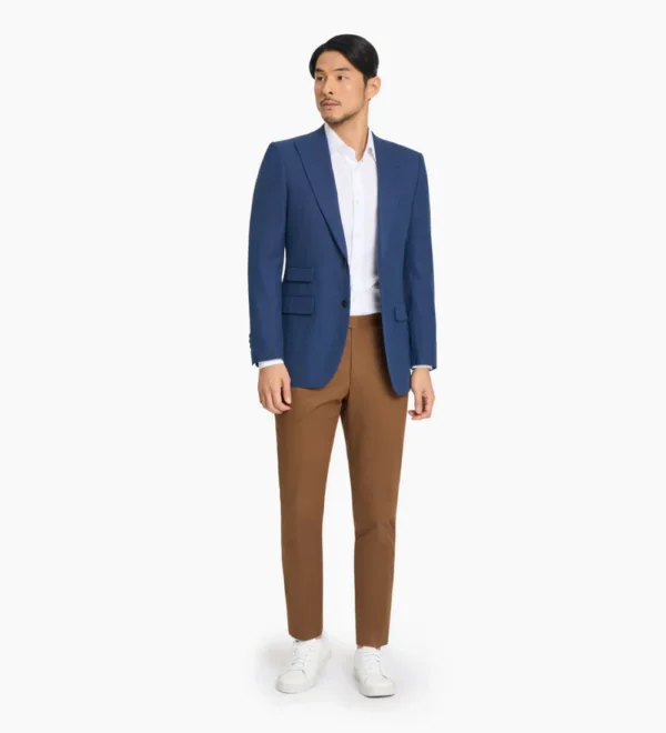 police blue blend coat