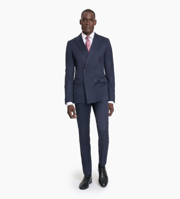 charcoal blue blend coat