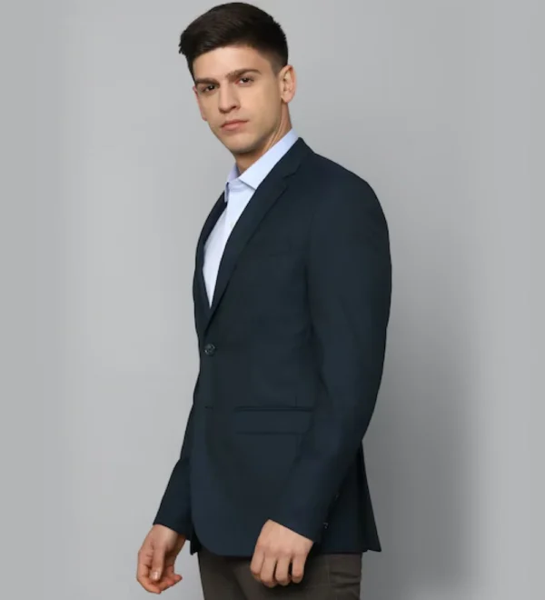 denim blue blend coat