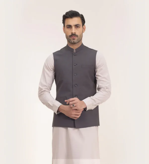 cofee brown waist coat