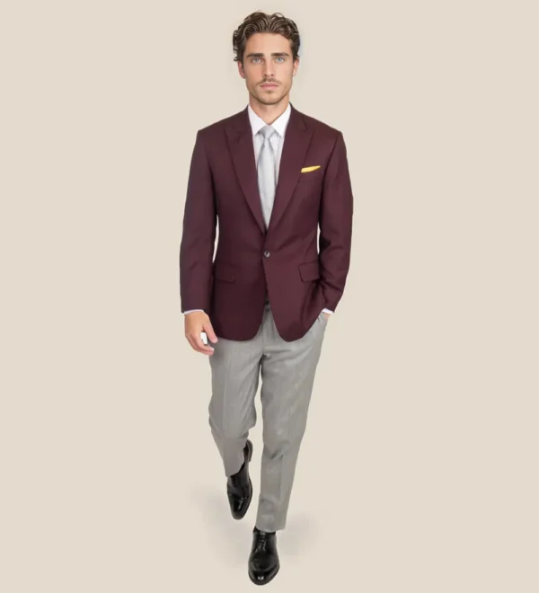 fire brick red blend coat