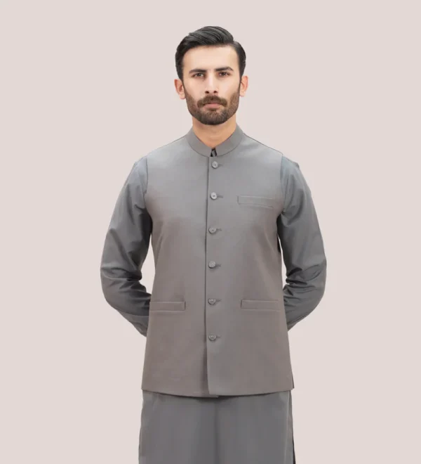 sea shell cream waist coat